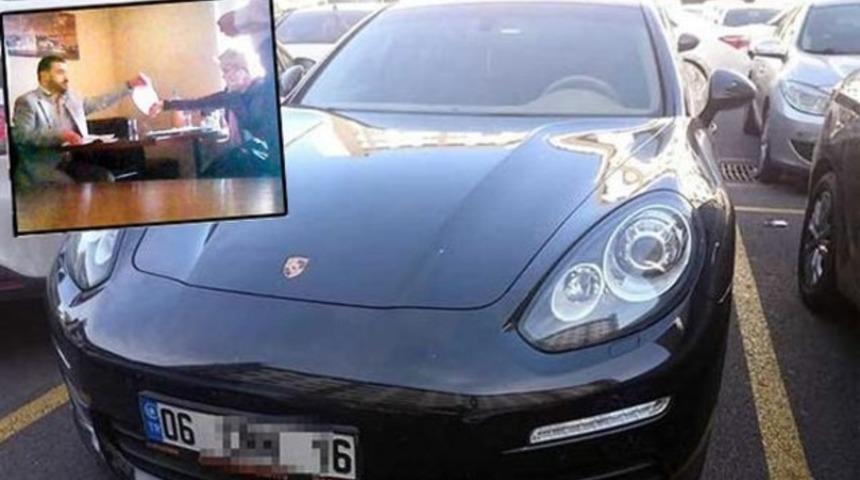 Yaptığı iğrenç iş sayesinde Porsche kullanıyormuş