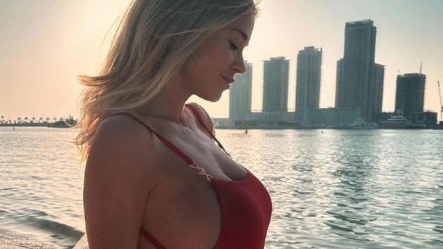 Loris Karius ile aşk yaşıyor! Hamile Diletta Leotta'dan yeni poz