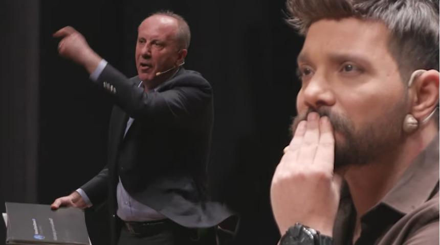 Muharrem İnce'nin konuk olduğu Mevzular Açık Mikrofon'da gergin anlar! İnce'nin 'madara' sözüne tepki geldi 