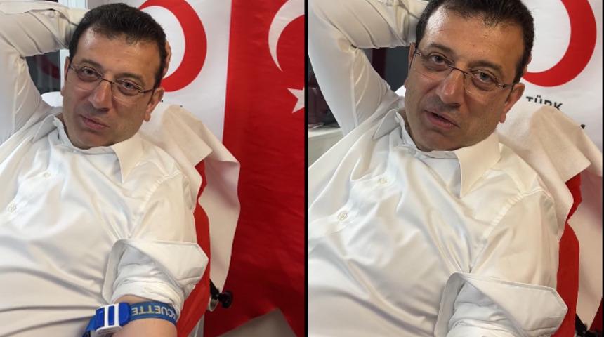 Ekrem İmamoğlu Kızılay'a kan bağışı yaptı: Herkesi kan vermeye davet ediyorum, Kızılay bizim, hepimizin