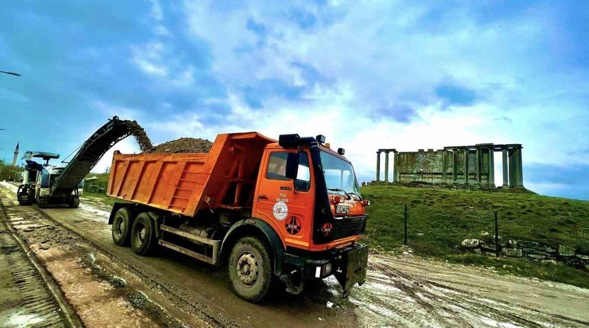 Çavdarhisar Aizanoi Antik Kentinde çevre düzenlemesi