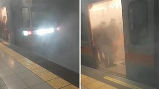 SON DAKİKA| Metroda büyük panik! Dumanlar yükseldi, acil durum anonsları yapıldı