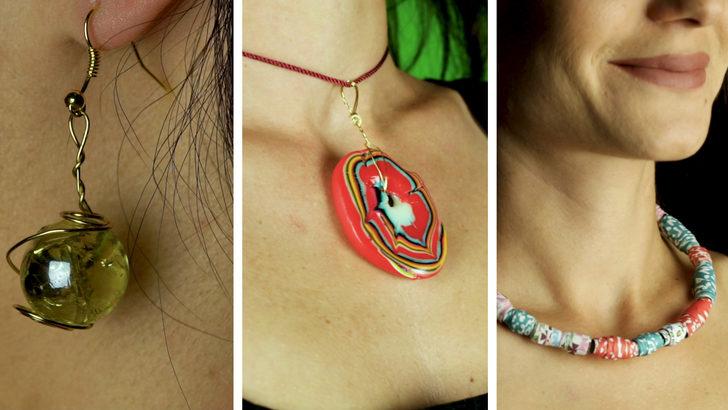 El emeği göz nuru takılar yapıyoruz