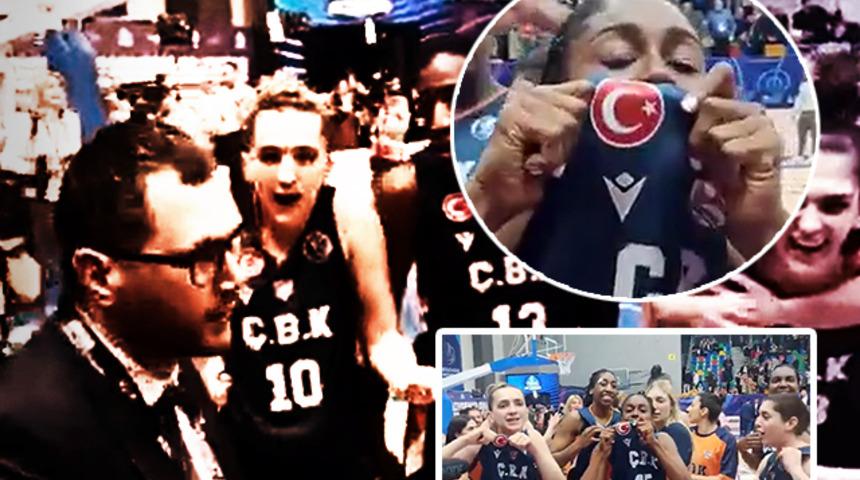 Son dakika: Prag'da büyük hadsizlik! EuroLeague'de finale yükselen Çukurova Basketbol oyuncularının elinden Türk bayrağını aldılar! FIBA'dan açıklama geldi...