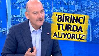 SON DAKİKA | Bakan Soylu canlı yayında açıkladı! 'Birinci turda Cumhurbaşkanlığını alıyoruz' diyerek oy oranını duyurdu