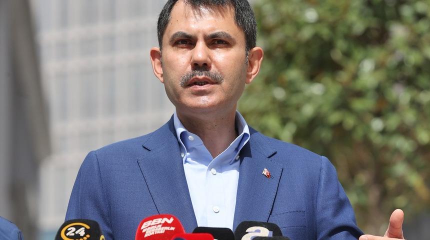Bakan Kurum: "Maalesef Ekrem Bey'in işi polemik''