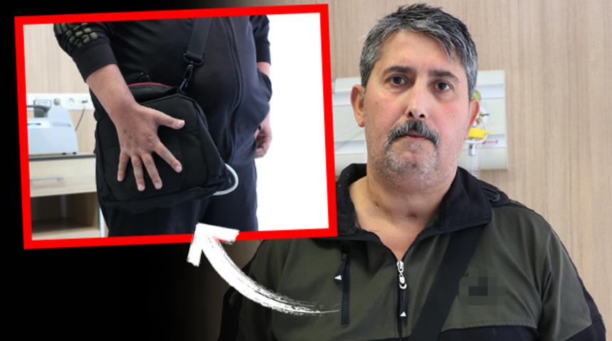 Zonguldaklı balıkçı omzundaki çantada adeta 'canını' taşıyor! "İnsanlar para veya evrak çantası zannediyor" En büyük hayali...