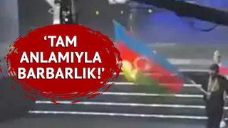 Azerbaycan, bayrak skandalı sonrasında sporcularını geri çekti! 'Bunun adı barbarlıktır!'