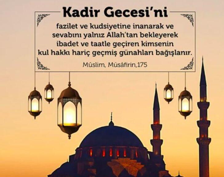 KADİR GECESİ MESAJLARI 2023 AYETLİ VE HADİSLİ: 17 Nisan 2023 en yeni, etkileyici ve resimli Kadir Gecesi mesajları İNDİR! G3