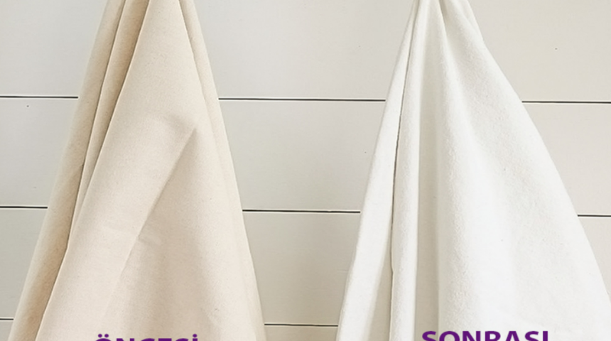 Sararmış perdeleri kar gibi bembeyaz yapıyor! Deterjana gerek yok&nbsp;&ccedil;&ouml;z&uuml;m&uuml;&nbsp;mutfakta