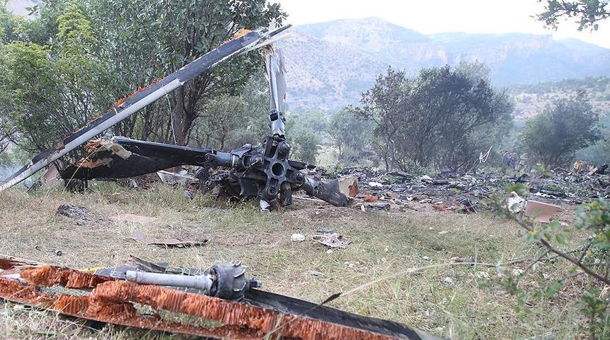 Bitlis'te düşen Cougar tipi helikopterlerin Türkiye'deki kazaları! 