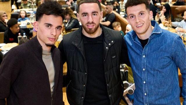 Orkun Kökçü ve takım arkadaşları, iftar organizasyonu düzenledi
