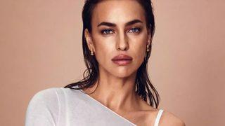 Irina Shayk transparan elbisesinin içine hiçbir şey giymedi! Göğüs dekoltesine beğeni yağdı