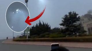 Çin’de gökyüzünde yakalanan gizemli ışıklar bir anda sosyal medyada gündem yarattı! Gören cep telefonuna sarıldı