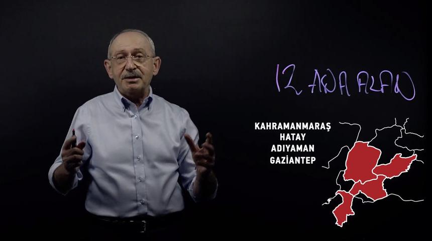 Kılıçdaroğlu deprem bölgesi için projesini açıkladı: Hesabımızı yaptık