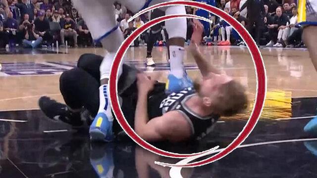 Yine rahat durmadı! NBA'de görülmemiş olay, rakibinin göğsünü çiğnedi diskalifiye oldu