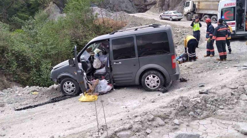 Trabzon’da trafik kazası: 3 yaralı