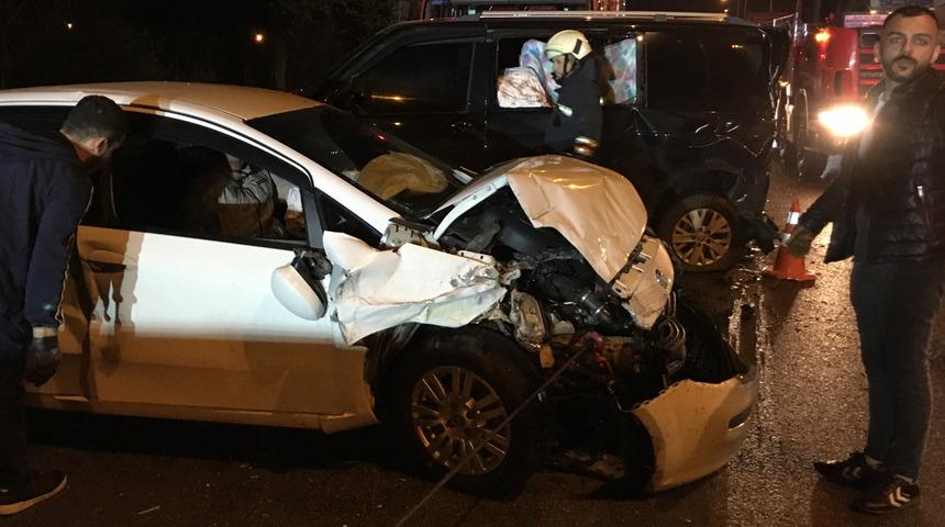 Samsun'da zincirleme trafik kazası: 7 kişi yaralandı