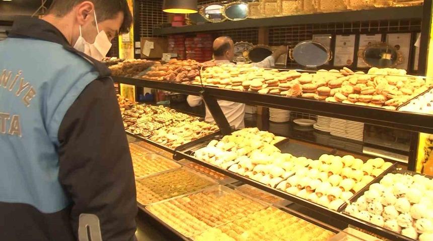 &Uuml;mraniye&rsquo;de bayram &ouml;ncesi pastanelere denetimler başladı
