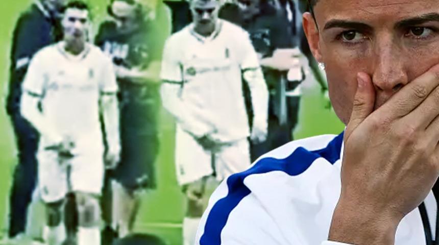 'Messi' tezahüratları sonrası, Ronaldo cinsel organına dokundu! Araplar çıldırdı, 'sınır dışı edilsin'