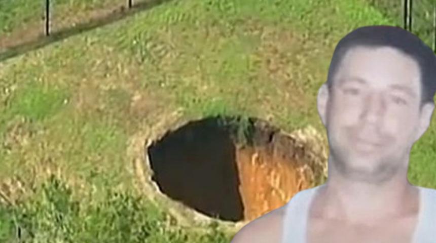 Hayrete düşüren olay! Yatak odasının ortasında 30 metrelik bir çukur oluştu... Çukura düşen adam kayboldu