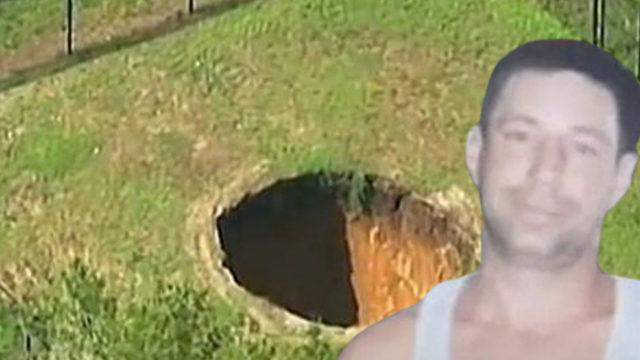 Hayrete düşüren olay! Yatak odasının ortasında 30 metrelik bir çukur oluştu... Çukura düşen adam kayboldu