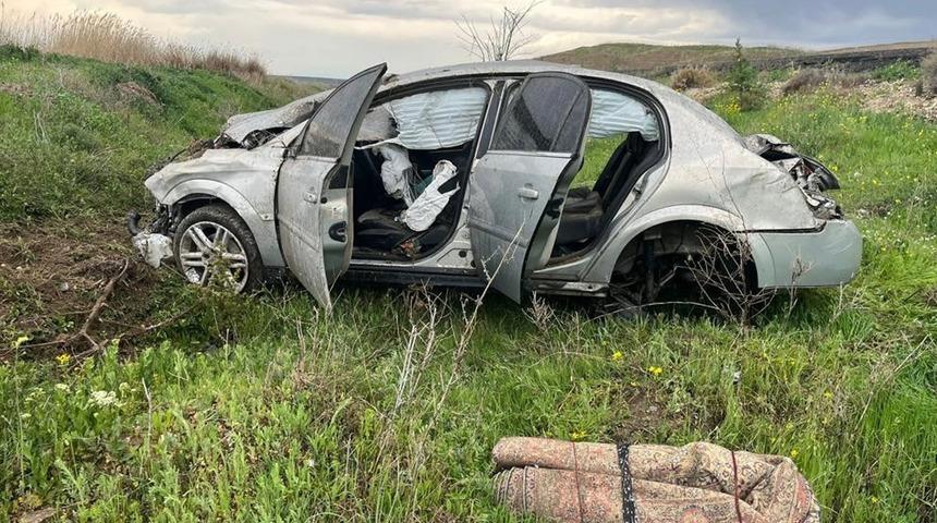 Yozgat'ta kontrolden çıkan otomobil takla attı: 7 kişi yaralandı