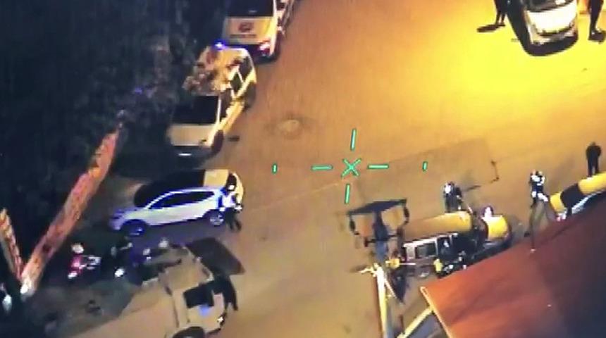 Adana'da helikopter destekli asayiş uygulaması: 38 şüpheliye gözaltı