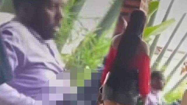 Restoranda olay yaratan görüntüler! Çevredekilere aldırış etmeden kucak dansı yaptı... Tepkiler gecikmedi