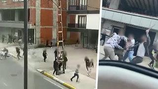 İstanbul'da silahlı ve sopalı kavga: 2 yaralı! Şok anlar kamerada