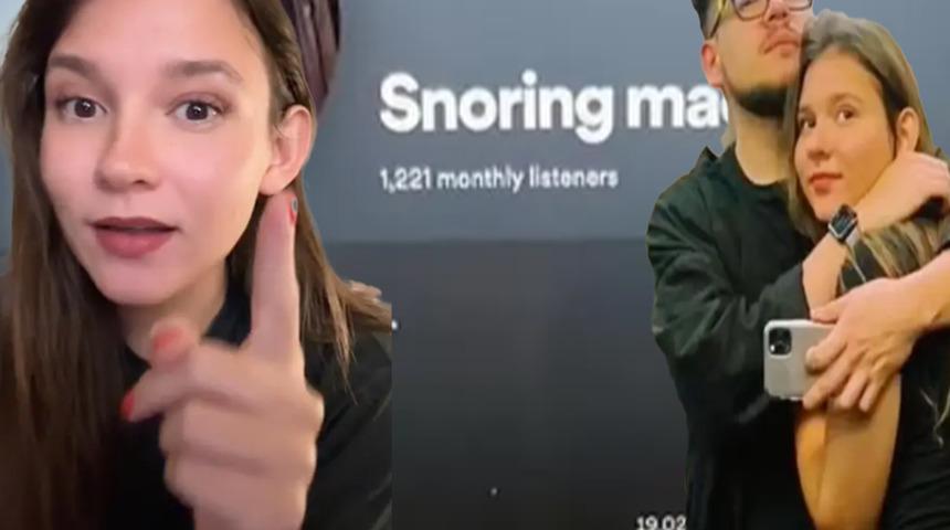  Sonunda bu da oldu! Kocasının horlamasını kaydederek satıyor... “Ondan para kazanıyorum”