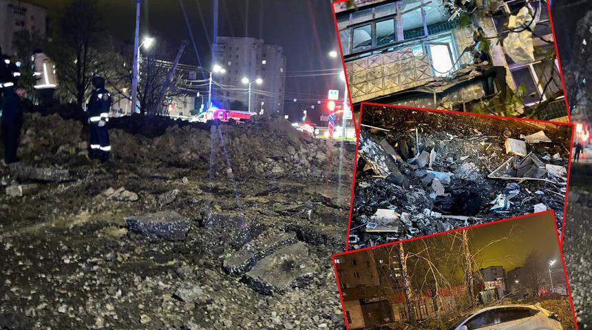 Rusya kendi kentini vurdu! Büyük bir patlama meydana geldi, yaralılar var