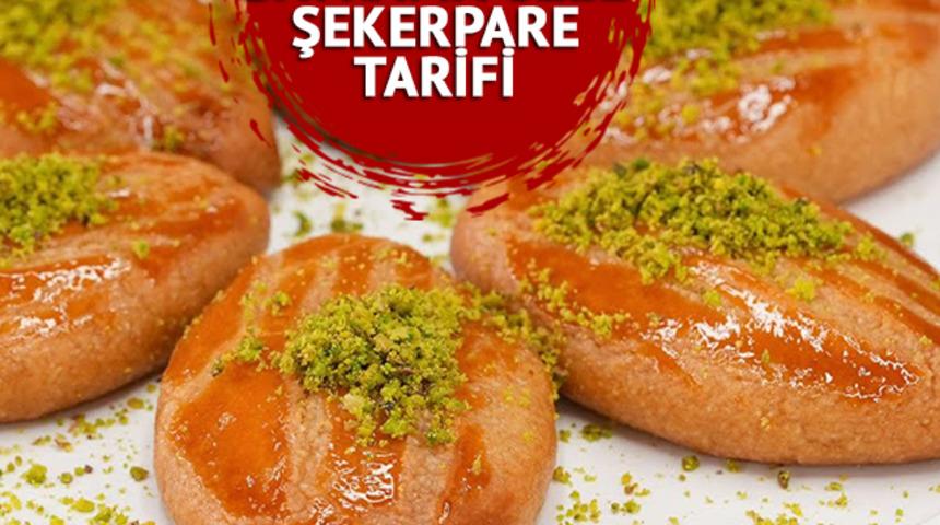 Bayrama özel 5 dakikada fırına atabileceğiniz pratik şekerpare tarifi! İşte tam ölçülü şekerpare yapılışı ve malzemeleri 