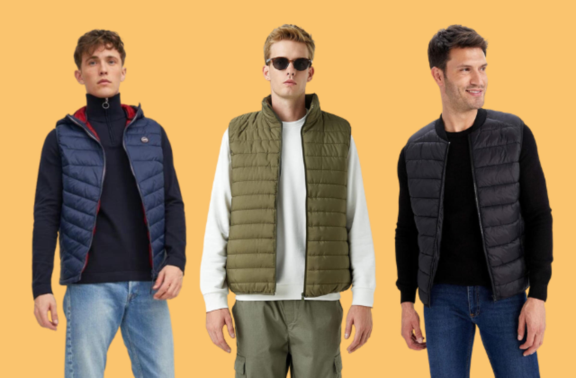 Serin havalarda sizi soğuklardan koruyacak en iyi erkek yelek modelleri