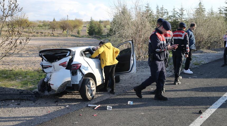 Nevşehir'de trafik kazasında 4 kişi yaralandı