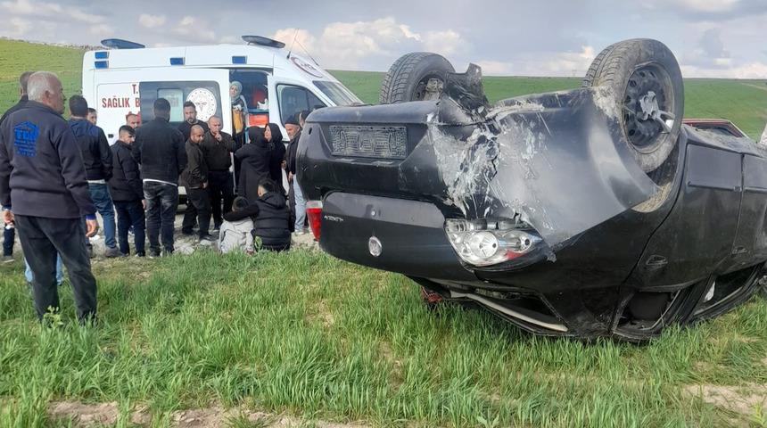 Dedesinin otomobilini kaçıran çocuk kaza yaptı! 5 yaralı