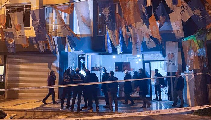 AK Parti'nin İstanbul'daki seçim bürolarına ateş açıldı! 