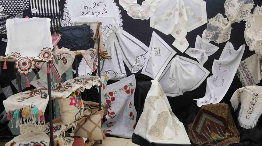 Kadınlar baharın gelişini el emeği göz nuru eserleriyle karşılayacak