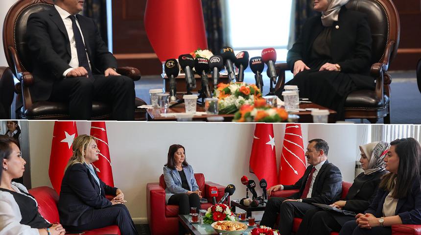 Ankara'da Ramazan Bayramı trafiği: Siyasi partilerin ziyaretlerinde seçim mesajları dikkat çekti