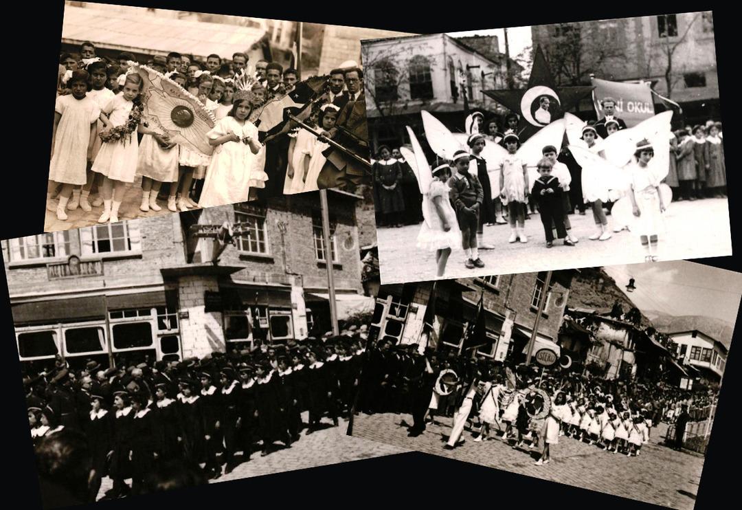 23 Nisan'a ait &ouml;zel g&ouml;r&uuml;nt&uuml;ler! TBMM arşivinde &ouml;zenle saklanıyor: İşte ilk 23 Nisan kutlamaları...