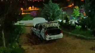 Çorum'da patlama meydana gelen otomobildeki 3 kişi yaralandı