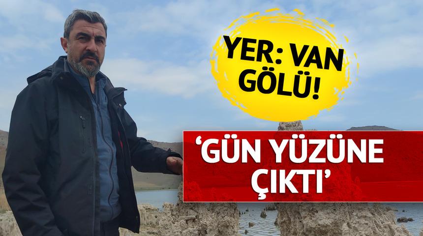 'Benim boyum 180 cm bunlar 160 cm var' Van Gölü'nde ortaya çıktı! Dünyanın en büyüğü...