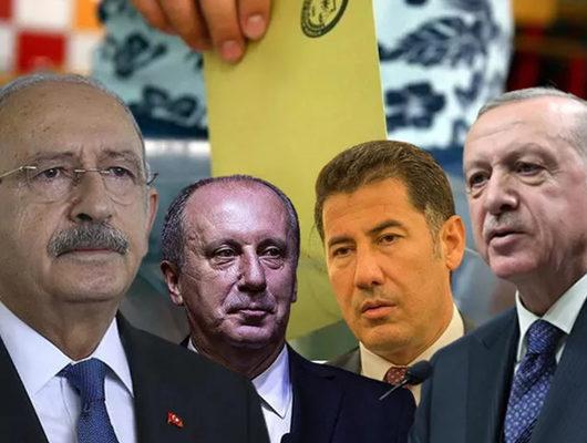 Seçime 20 gün kala son anketin sonuçları paylaşıldı!  Kılıçdaroğlu, Erdoğan, İnce ve Oğan...