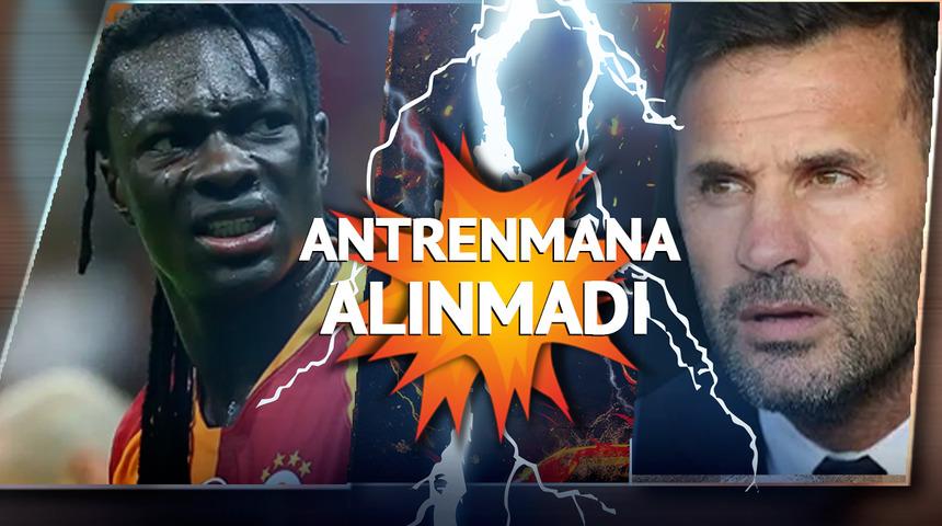 Galatasaray'da Gomis krizi büyüyor, takımla çalışmasına izin verilmedi! O isimlerden beğeni geldi