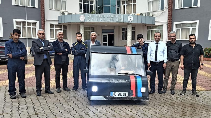 Osmaniye'de liselilerin ürettiği elektrikli araç "Pars 2023", TEKNOFEST'te yarışacak