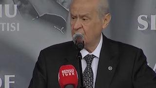 Son dakika: Bahçeli'den seçim mitinginde sert sözler! Kılıçdaroğlu bu alçak göreve taliptir