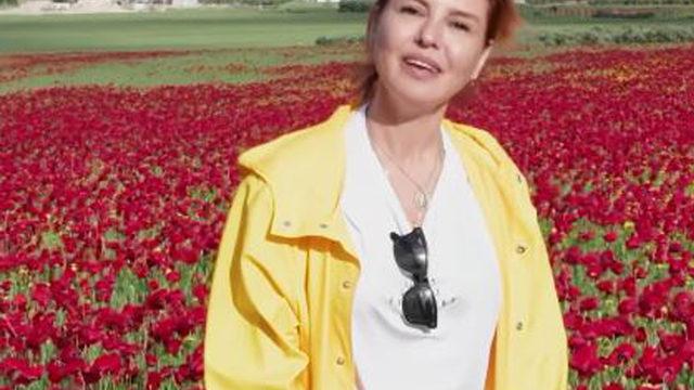 Gülben Ergen gelincik tarlasından paylaştı! Tarlanın sahibi çok kızdı