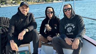 Galatasaray'ın yıldızı Mauro Icardi, Muslera ve Torreira güneş banyosu yaptı! Yorumlar art arda geldi