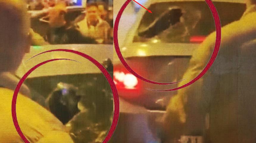 İstanbulspor maçı sonrası 'Fener ağlama' şarkısını açan Galatasaray taraftarının arabasını parçaladılar!