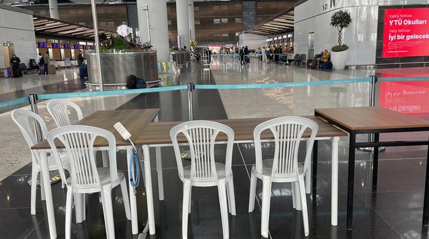 İstanbul Havalimanı'nda seçim sandıkları kuruldu